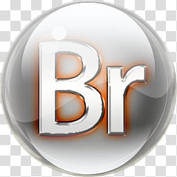 Orb Icon, ORB_Adobe_bridge_, brown Br logo transparent background PNG clipart
