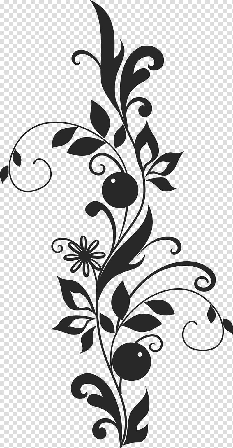 flower border flower background floral line, Blackandwhite, Leaf, Branch, Plant, Stencil, Pedicel transparent background PNG clipart