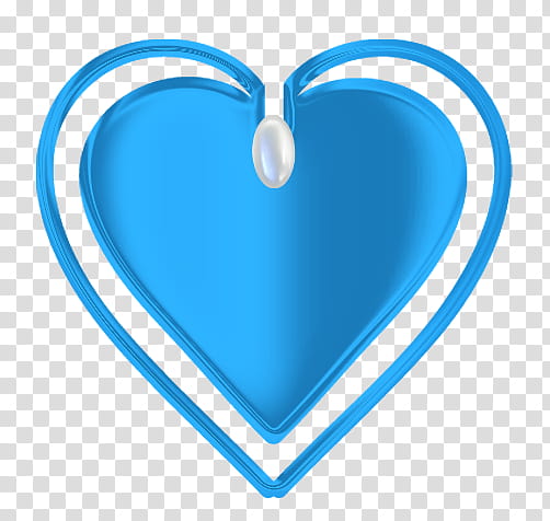 blue and white heart transparent background PNG clipart