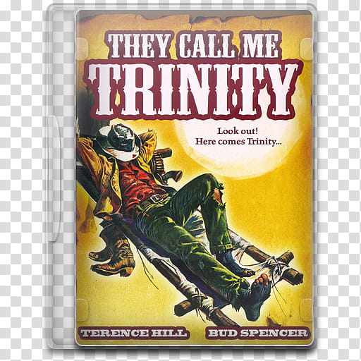 Movie Icon Mega , They Call Me Trinity, They Call Me Trinity DVD case transparent background PNG clipart