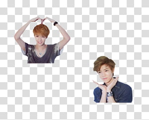 Mini Luhan And Kris Transparent Background Png Clipart Hiclipart - luhan exo roblox