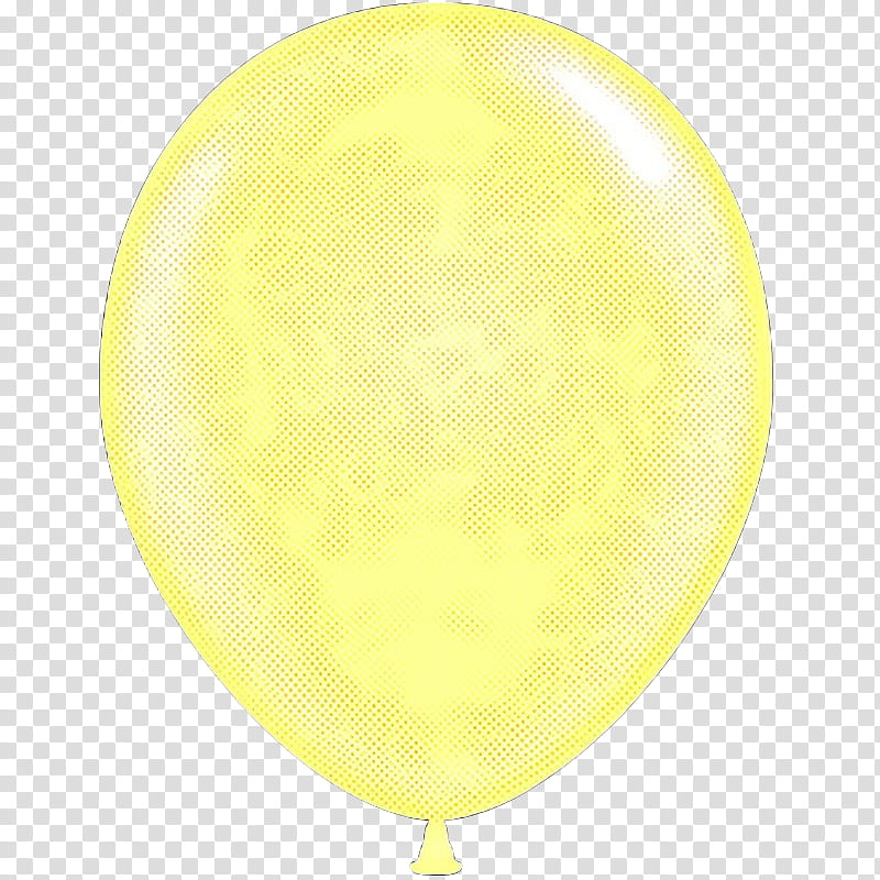 pop art retro vintage, Balloon, Pixie Party Supplies, Toy Balloon, Yellow, Partydeco, Costumes Accessories, Pastel transparent background PNG clipart