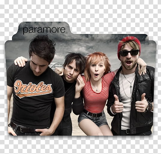 Paramore Folders, Paramore file icon transparent background PNG clipart