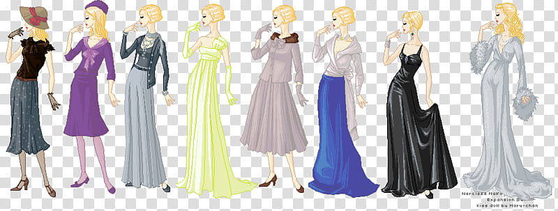 Narcissa Malfoy-Haute Couture transparent background PNG clipart