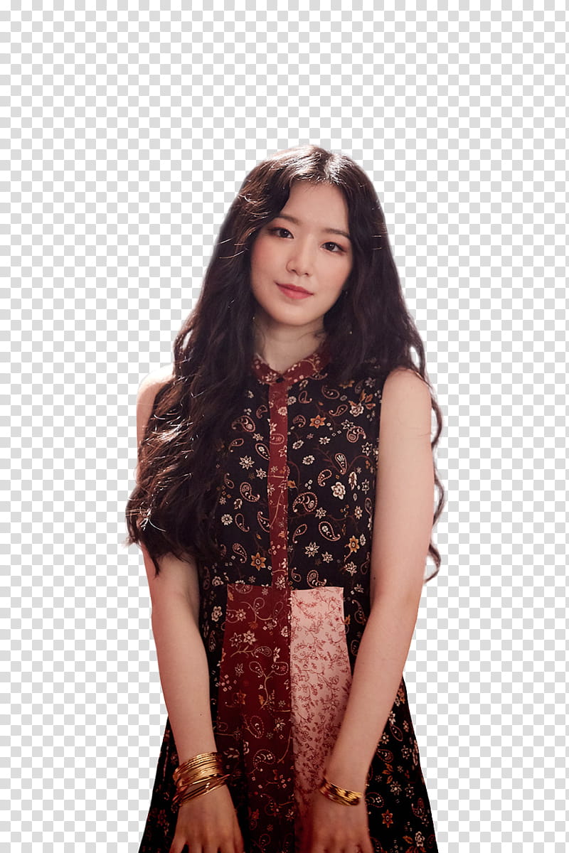 SHUHUA, women's red and brown floral sleeveless top transparent background PNG clipart