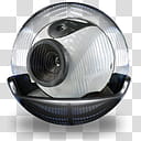 Sphere   , white and black CCTV camera transparent background PNG clipart