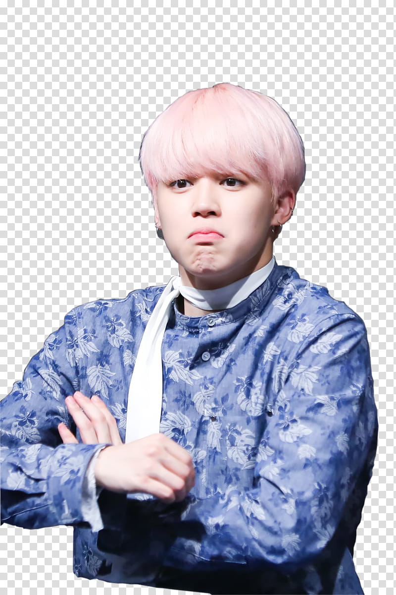 JIMIN PINK HAIR  transparent background PNG clipart