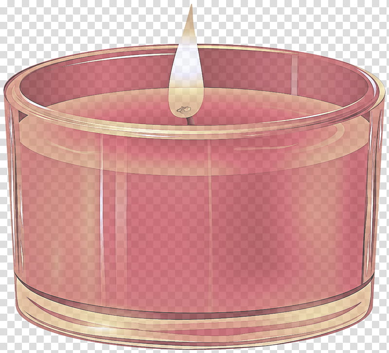 candle pink lighting magenta candle holder, Material Property, Cylinder, Peach, Wax transparent background PNG clipart
