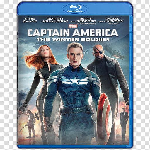 Captain America The Winter Soldier Blu Ray  transparent background PNG clipart