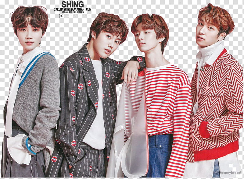 The Boyz pt , four men assorted-color clothes transparent background PNG clipart