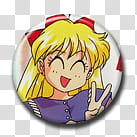 Aino Minako Pin Button ( Spilletta ) transparent background PNG clipart