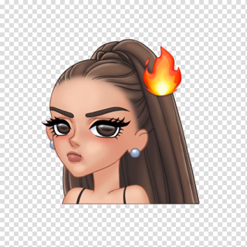 Arimojis part II elliexcutiepie, ariana grande digital illustration transparent background PNG clipart