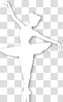 Silueta bailarina  transparent background PNG clipart