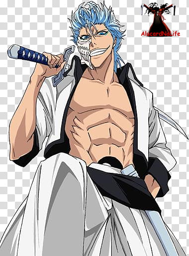 Grimmjow Jeagerjaques Render, Bleach character illustration transparent background PNG clipart