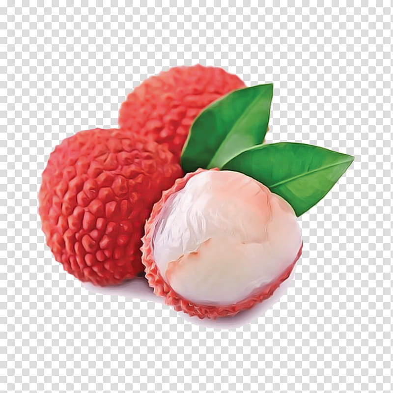 Strawberry, Lychee, Fruit, Food, Soapberry Family, Plant, Sorbet, Strawberries transparent background PNG clipart