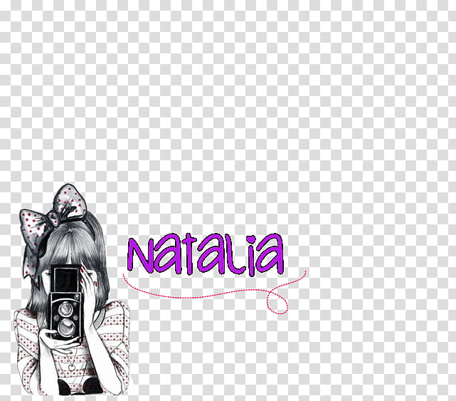 Texto Natalia transparent background PNG clipart