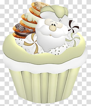 baking cup cupcake food buttercream cake decorating, Christmas Ornaments, Christmas Decoration, Christmas 
, Watercolor, Paint, Wet Ink, Dessert transparent background PNG clipart thumbnail