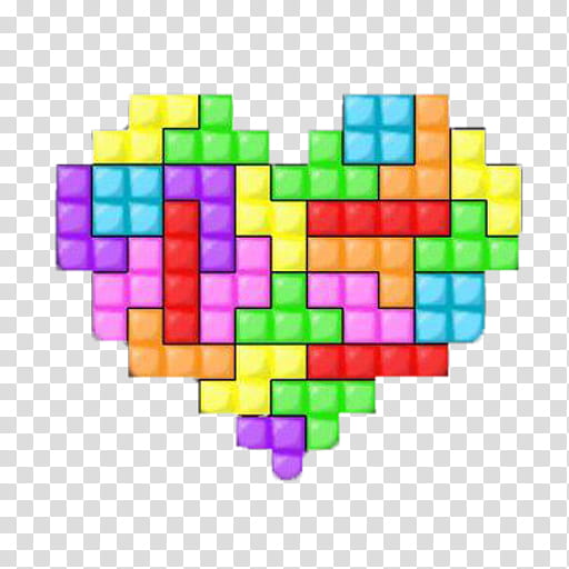 Heart, Tetris, Video Games, Mobile Phones, Puzzle, Retrogaming, Tetris Online Inc, Tshirt Mens transparent background PNG clipart