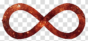 Infinite, orange infinity logo transparent background PNG clipart