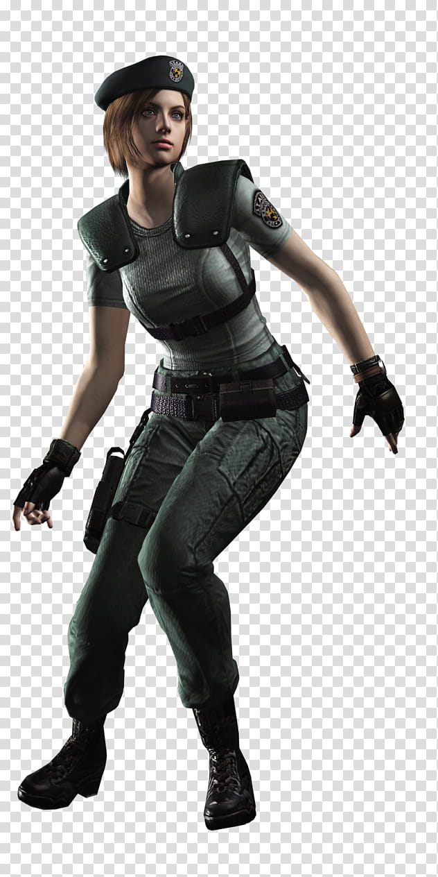 Jill Valentine REMAKE, Professional Render, female police D illustration transparent background PNG clipart