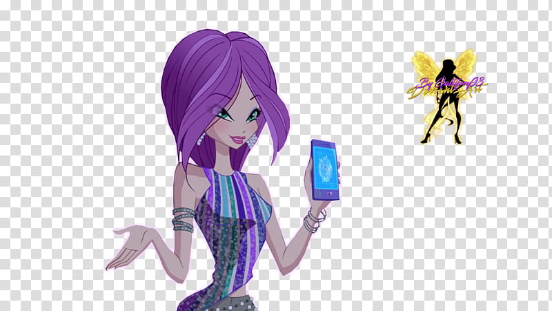 World of Winx Tecna Rock Star transparent background PNG clipart