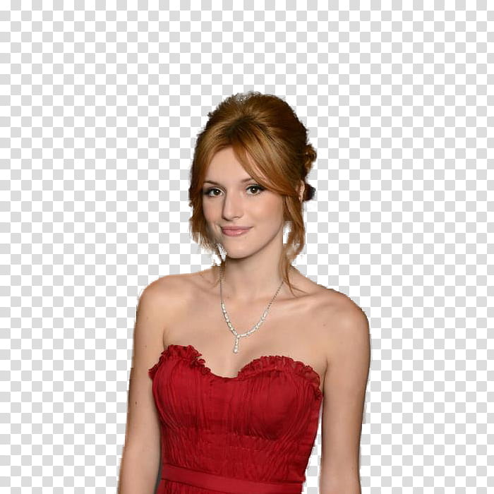 Bella Thorne, Bella Thorne wearing tube top transparent background PNG clipart