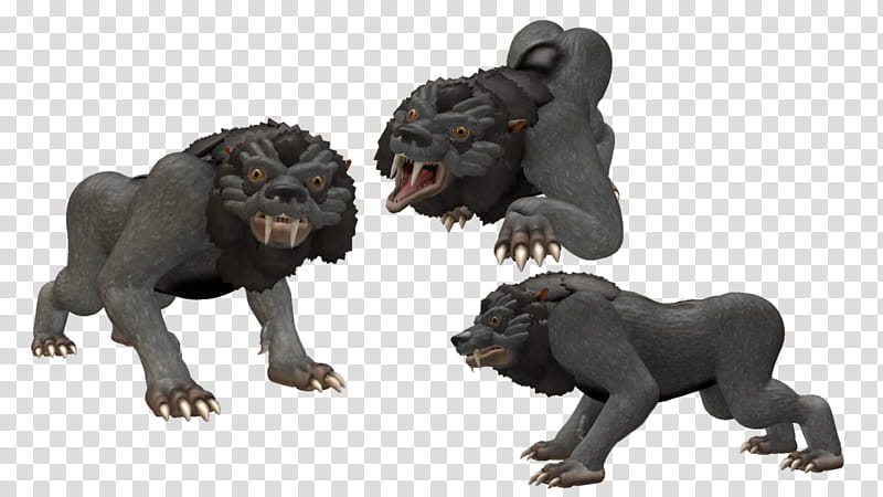 SPORE creature: An American Werewolf in London transparent background PNG clipart