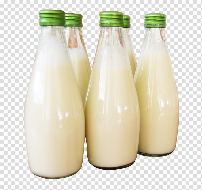 Plastic Bottle, Milk, Glass Milk Bottle, Soy Milk, Glass Bottle, Dairy Products, Drink, Raw Milk transparent background PNG clipart