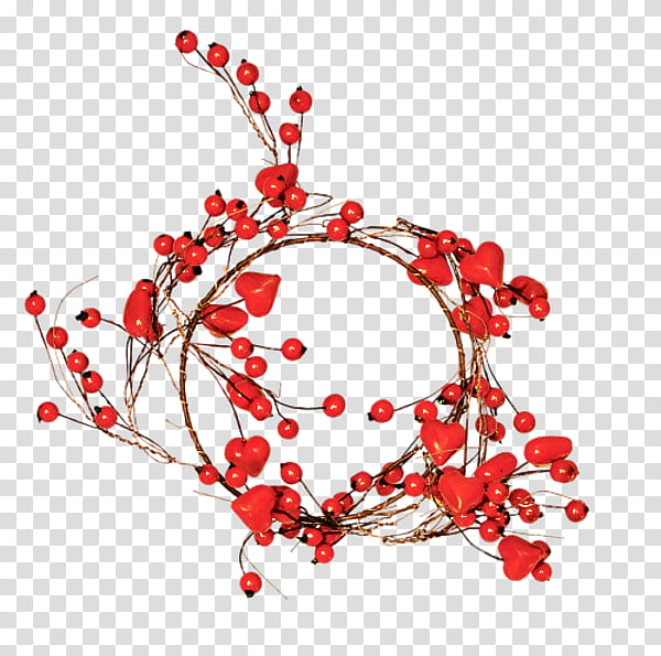 Holly, Red, Leaf, Ornament, Heart, Branch, Plant, Ilex Verticillataamerican Winterberry transparent background PNG clipart