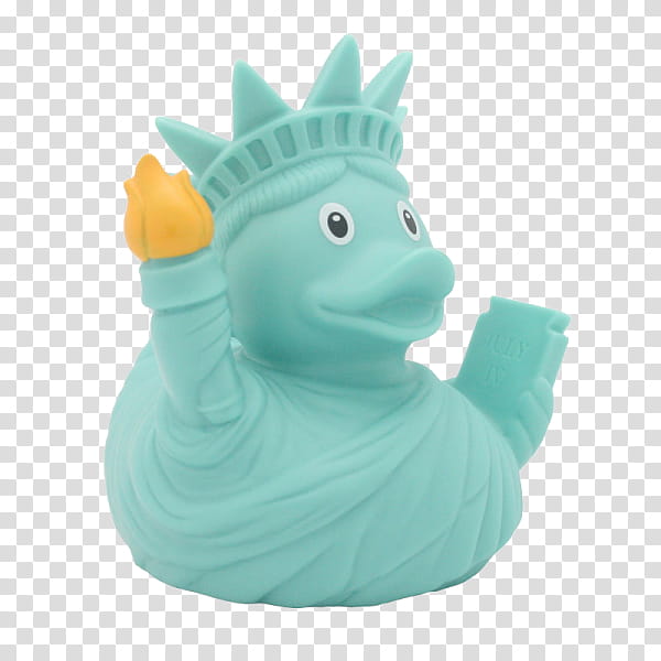 Statue Of Liberty, Duck, Rubber Duck, Toy, Natural Rubber, Rubber Duck Debugging, Collecting, Plastic transparent background PNG clipart