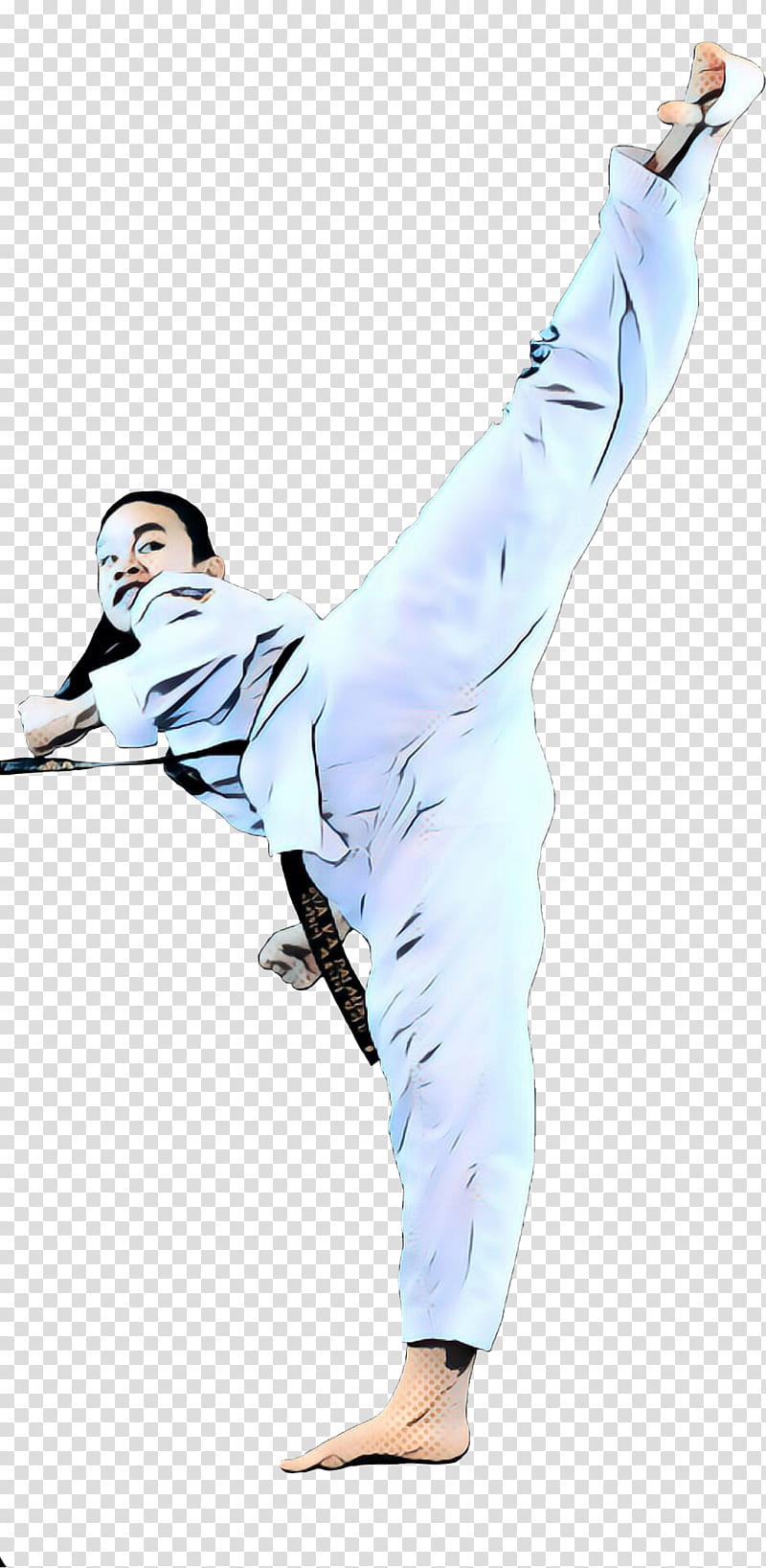 Taekwondo, Costume, Martial Arts Uniform, Kick, Kung Fu, Baguazhang, Wushu, Xing Yi Quan transparent background PNG clipart