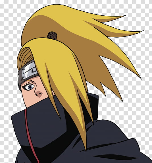 Deidara Naruto character transparent background PNG clipart