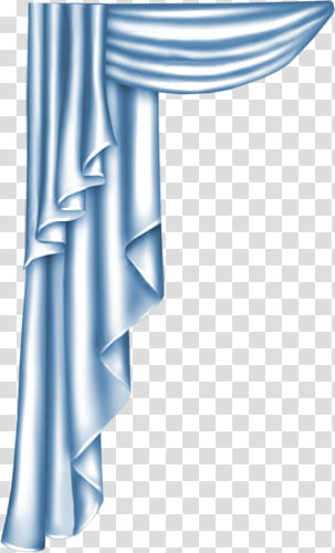 blue curtain transparent background PNG clipart