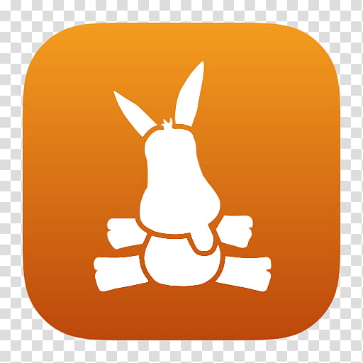 iOS  Icons, white rabbit art transparent background PNG clipart