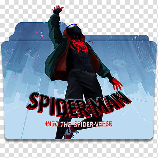 Spider Man Into the Spider Verse Folder Icon, Spider-Man Into the Spider-Verse () transparent background PNG clipart