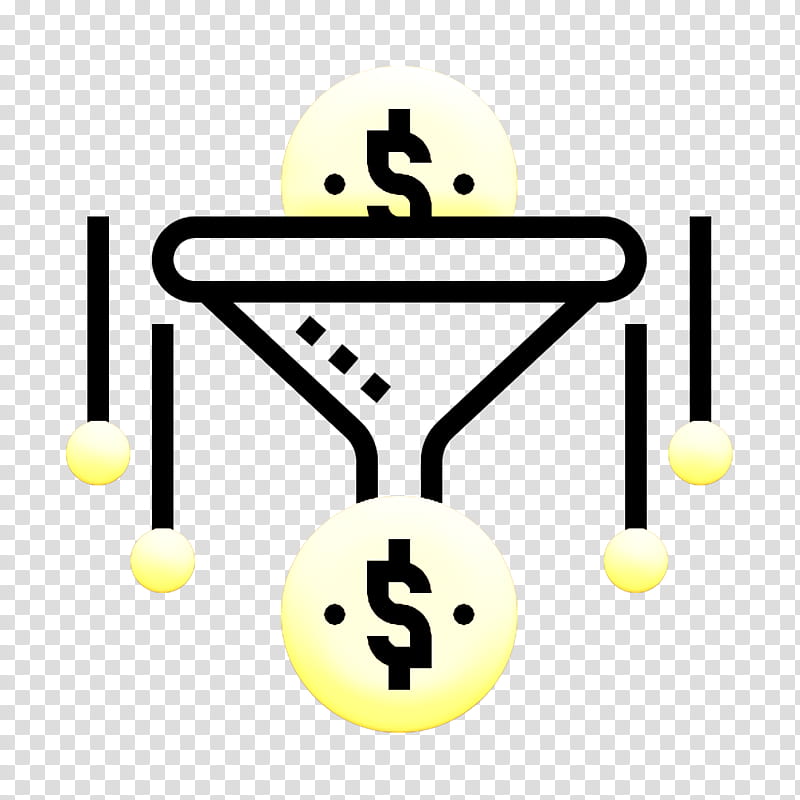 Filter icon Investment icon Funnel icon, Emoticon, Smile, Symbol, Sign transparent background PNG clipart