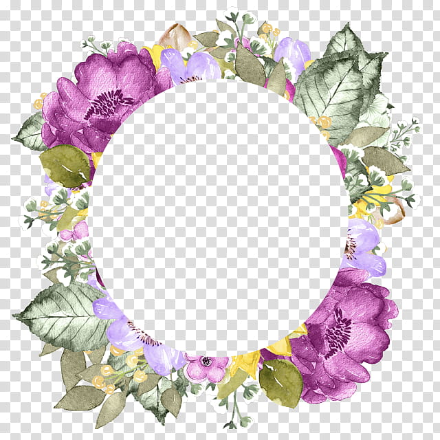Texture Background Frame, Watercolor Flowers, Watercolor Painting, Floral Design, Purple, Lilac, Frame, Petal transparent background PNG clipart