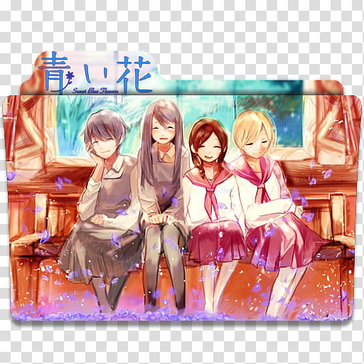 Anime Icon Pack , Aoi Hana v transparent background PNG clipart
