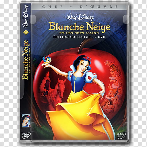 DvD Case Icon Special , Blanche Neige et les  Nains DvD Case transparent background PNG clipart