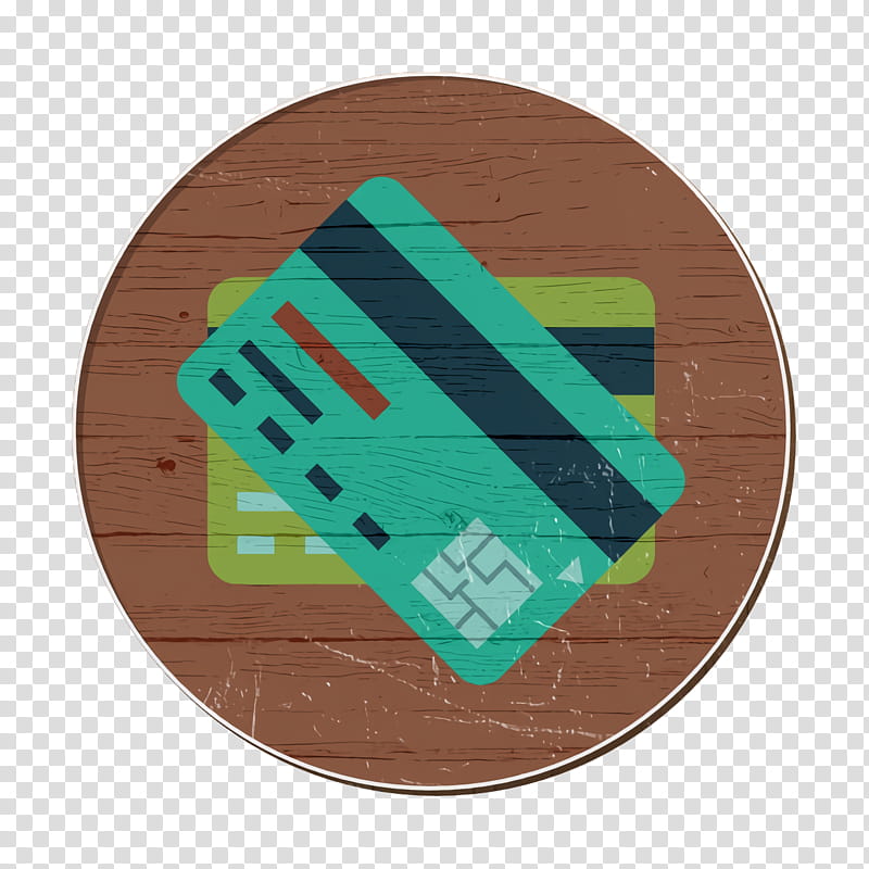 Credit card icon Shopper icon Business and Finance icon, Turquoise, Orange, Tableware, Plate, Technology, Circle, Diagram transparent background PNG clipart