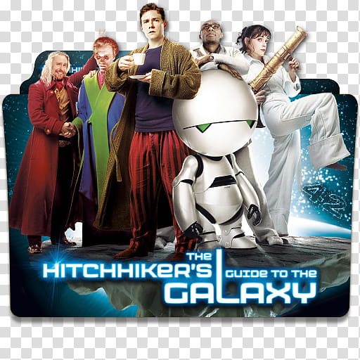 Sci Fi Movie Collection Folder Icon Part , The Hitchhikers Guide To The Galaxy transparent background PNG clipart