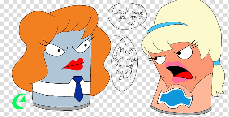 [RQ]: Mindy arguing with Lurleen.. Cans? transparent background PNG clipart
