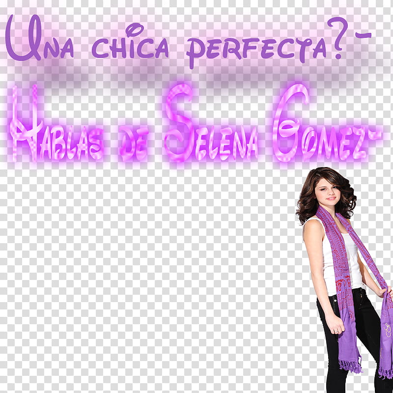 Firma Una chica perfecta Hablas de Selena transparent background PNG clipart