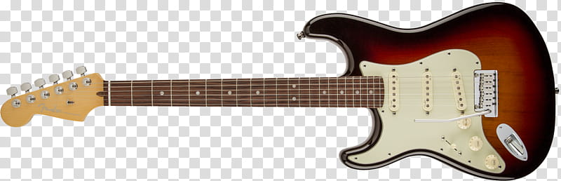 Guitar, Fender Player Stratocaster, Fender Standard Stratocaster, Fender American Elite Stratocaster, Fender American Deluxe Stratocaster, Fender Standard Stratocaster Hss Electric Guitar, Sunburst, Fender American Professional Stratocaster transparent background PNG clipart