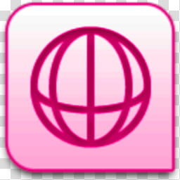 Albook extended pussy , pink globe icon transparent background PNG clipart