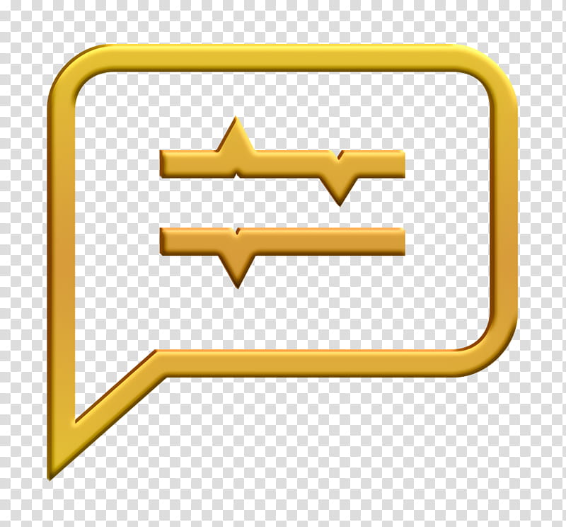 chat icon comment icon communication icon, Message Icon, Speech Icon, Talk Icon, Text Icon, Yellow, Line transparent background PNG clipart