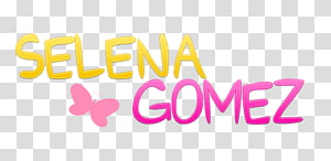 Texto de Selena Gomez transparent background PNG clipart thumbnail