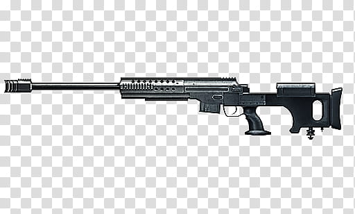Battlefield  Weapons Render, black hunting rifle transparent background PNG clipart