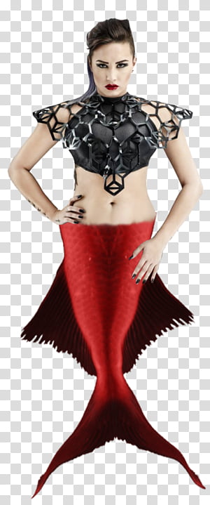 Demi Lovato Memaid transparent background PNG clipart thumbnail