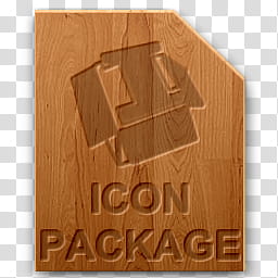 Wood icons for file types, iconage, Icon age text overlay transparent background PNG clipart